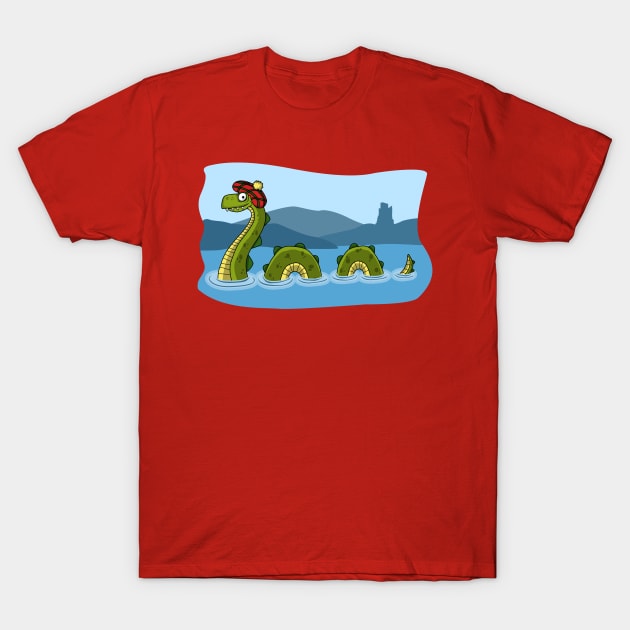 Nessie! T-Shirt by Paulychilds